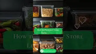 How to Properly Store Leftover Food? #organicsnacks #food #snacks