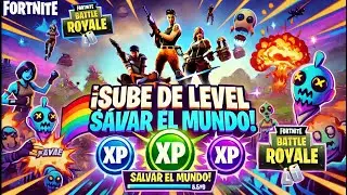 &iexcl;Sube de Nivel RAPIDO en Fortnite: Salvar el Mundo! 🏆 Gu&iacute;a COMPLETA para Progresar en 2024
