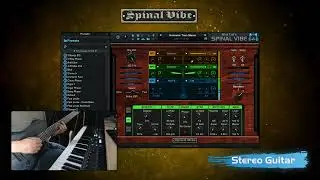 Blue Cat's Spinal Vibe - Electric Guitar Stereo Rotary Speaker Example