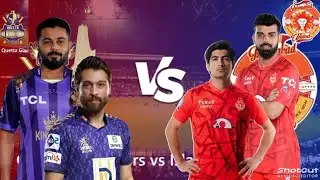 PSL match today qualifier 1!lslambad United Vs Quetta gladiator! Muhammad amir Vs shadab khan! PSL10