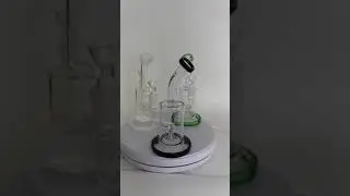 TORO Glass Bong Inline Diffuse Perc 7.5 inches Oil Dab Rigs