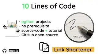 Link Shortener app using python | #python #qxresearch