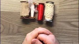 Como hacer tus bobinas para guardar lazos, hilos y dem&aacute;s