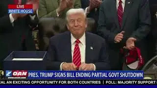 President Trump Signs Bill Ending Partial Govt Shutdown