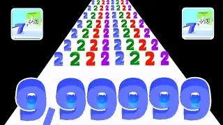 ❤️Number run shooting 🌠 vs number master - 2048 gameplay New Update part 19