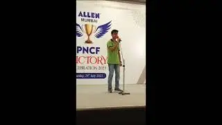 ojas academic felicitation and song performance at allen mumbai victory celebration july 2023