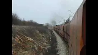 BDZ 06 029 and 44 067 with freight train 50509 - Kalotina - Dragoman Part 2.
