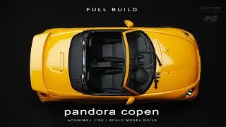 Pandora Copen | Aoshima | 1/24 | Scale Model Building | ASMR