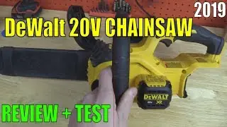 DeWalt Chainsaw 20V Review 12in Blade DeWalt Cordless Chainsaw 20 Volt VS 16