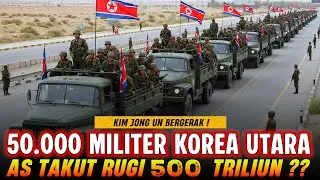 KIM JONG UN SENDS 50,000 MILITARY TO DEFEND IRAN‼️IS THE US AFRAID OF LOSING 500T?
