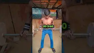 back ki workeout 💪🏋️ #desihomegym #motivation #bodybuilding #backworkout #naturalbodybilding