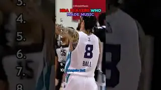 NBA Players Who Made Music #nba #rap #hiphop #top10 #liangeloball #tweaker #best #shaq #kobe #yt