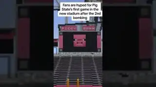 Pig States First Game After The Bombings Was Crazy! #mcaa #minecraft #football #fyp