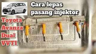 🚙Buka dan bersihkan injektor Toyota Avanza Veloz Daihatsu Xenia. Injector Cleaning