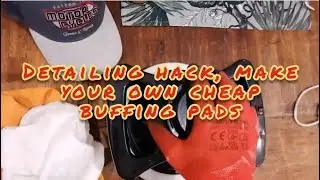 Detailing & buffing HACK, create your own CHEAP microfiber cutting / buffer pads at home