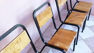 DIY - Chair Repairs/Restoration from Scrap Couch Wood/Planks