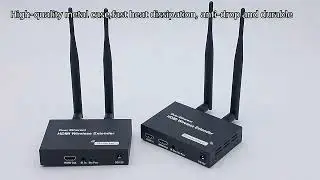 High Quality Full HD 2MP 200M Wireless HDMI Extender Transmitter and Receiver for CCTV surveillance