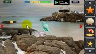 Seashore Fun Escape Video Walkthrough