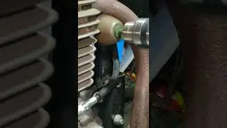 Cleaning rust from silencer bend pipe
