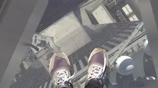 Walk on a glass floor, 100 stories up in NYC