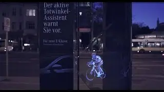 [Automotive] Mercedes-Benz creates outdoor hologram campaign | WallDecaux