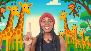 🦒 Pourquoi les girafes ont-elles un long cou ? 🌿 - comptine éducative- apprentissage enfant