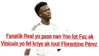 Vinicuis paka kenbe ankò sa resi dépase,Tande sa fanatik yo fè Pérez 