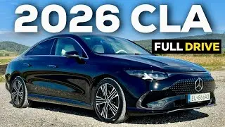 2026 Mercedes CLA FULL DRIVE Review | Consumption Test, 0-60, New Tech