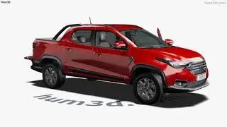 Fiat Strada CD Volcano with HQ interior 2023 3D model by 3DModels.org