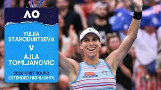 Yuliia Starodubtseva v Ajla Tomljanovic Extended Highlights | Australian Open 2026 First Round