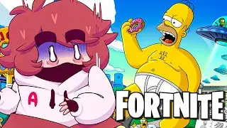Aquino reacts to Fortnite x The Animated Simpsons