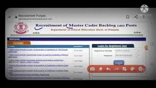 Recruitment Of Master Cadre Backlog 1493 Posts || Candidates Called For Scrutiny Vimukt Category.
