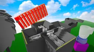 Twentieth Car Falls Into The Plus Shredder Factory After Being Hit By Cogwheels | Teardown