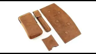 Premium Leather iPad Pro Folio Case Accessories Featuring Pencil Holder