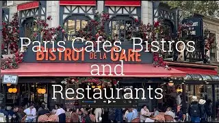 Paris Cafes Bistros Restaurants #Paris #pariscafe #parisbistros #parisculture 