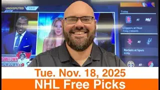 NHL Picks (11-18-25) Tuesday Hockey Predictions - Today's Daily Sports Betting Free Plays & Goalies