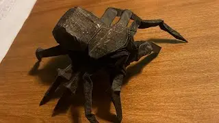 Origami spider Timelapse + History