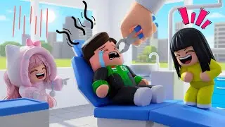 Mio Ngakak! KITA ANTAR ADEK RAFA dan YUBI CABUT GIGI KE DOKTER GIGI TENGAH MALAM! Roblox Indonesia