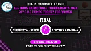 FINALS : SOUTH CENTRAL VS SOUTHERN RAILWAYS I 21ST CRI PUMP TROPHY FOR WOMEN I ALL INDIA TOURNAMENT