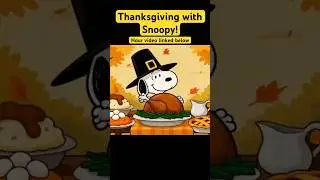 Thanksgiving with Snoopy! #fallvibes #calmingmusic #snoopy #peanuts #relaxingambience #asmr #snoopy