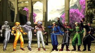 [KOF Mugen] Orochi Team VS. Goenitz Team