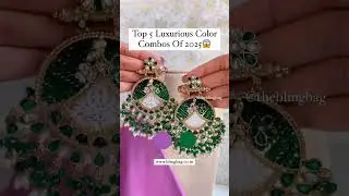 Top 5 Luxury color combos of  2025#trending #jewellery #fashion