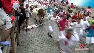 Largada de touros em Pamplona faz feridos