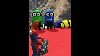 Epic Spider-Man Ragdoll Fails in GTA 5! 😆 #FunnyMoments #SpiderMan #GTA5
