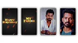 Friends Mass Birthday Video Editing | Happy Birthday WhatsApp Status Video Editing Kinemaster Tamil