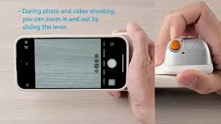 TELESIN Magnetic Phone Camera Shoot Hand Grip Phone Holder Shooting Aid Remote Control Handle