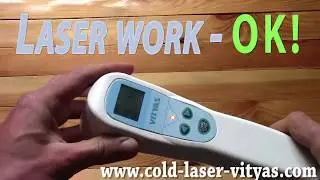 Cold Laser Vityas PORTABLE operation check. Cold Laser Vityas AVTO