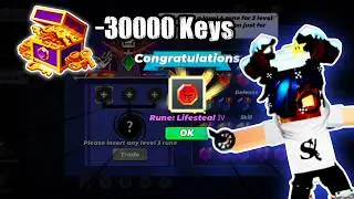 Spending Over 30k To  New Level 4 Rune in bedwars blockman go
