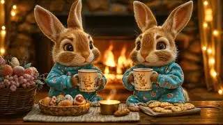 🐰🌸 Happy Easter Jazz &ndash; Cozy Caf&eacute; Vibes, Warm Fireplace & Relaxing Springtime Bossa Nova & Jazz Music