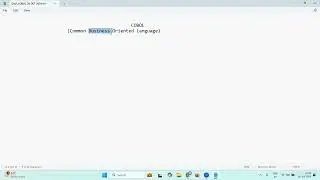 Day1 COBOL 28 OCT 2024